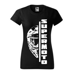 Camiseta de mujer SUPERMOTO negra