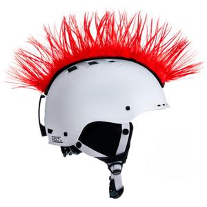 Casco Mohawk gorra roja