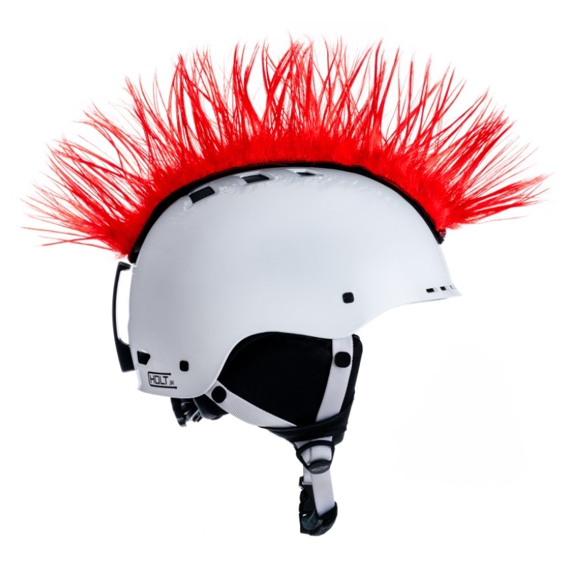 Casco Mohawk gorra roja