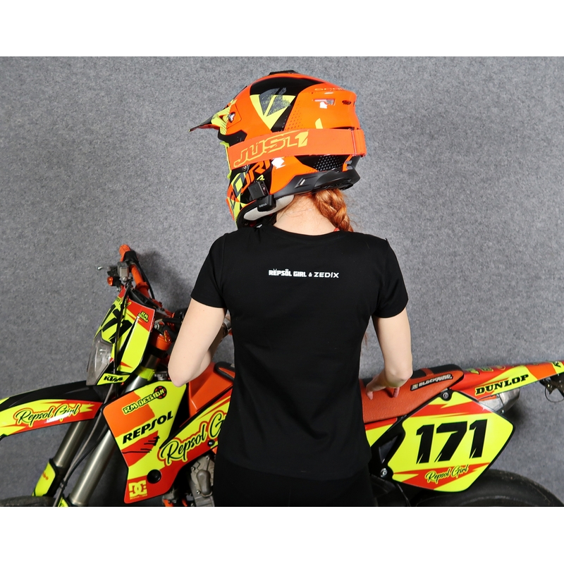 Camiseta de mujer SUPERMOTO negra