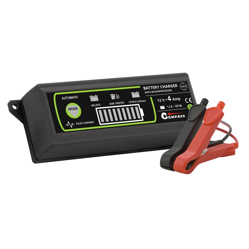 Nabíječka baterií 12V 4Amp PB/GEL/AGM/LiFePO4