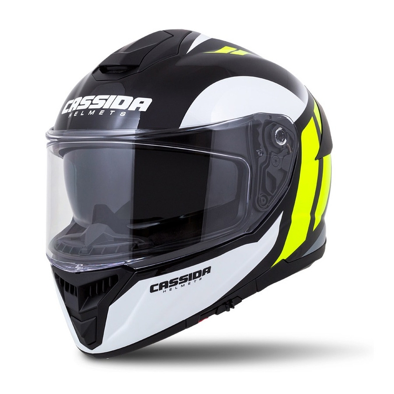 Integrální přilba Cassida Integral GT 2.0 Ikon černo-bílo-šedo-fluo žlutá