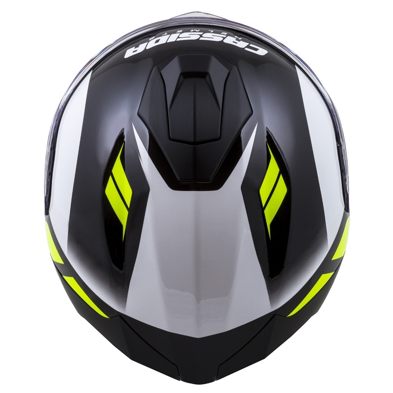 Integrální přilba Cassida Integral GT 2.0 Ikon černo-bílo-šedo-fluo žlutá