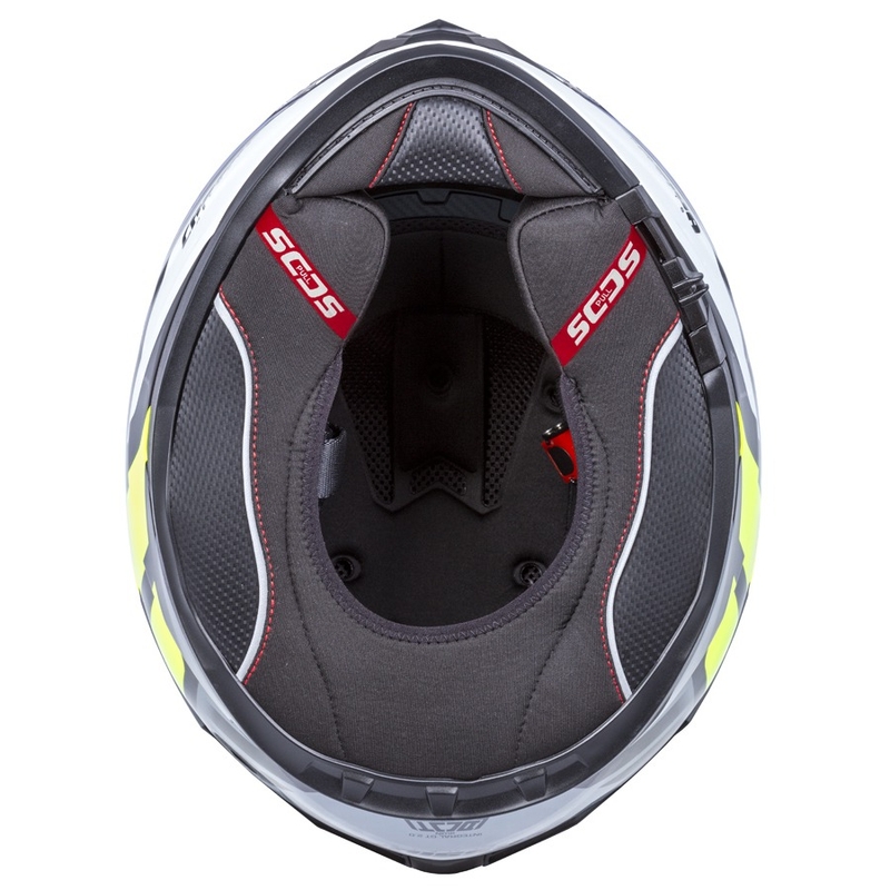 Integrální přilba Cassida Integral GT 2.0 Ikon černo-bílo-šedo-fluo žlutá