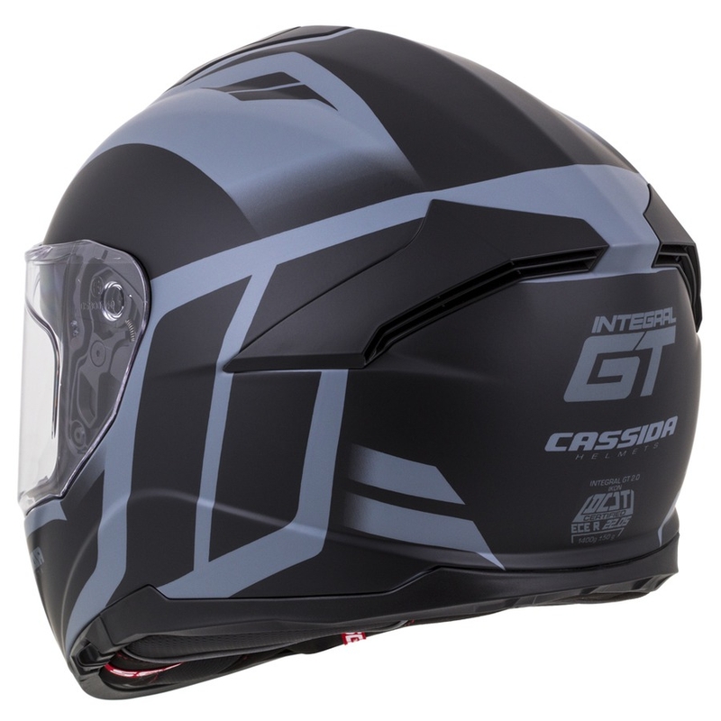Casco integral Cassida Integral GT 2.0 Ikon negro-gris liquidación
