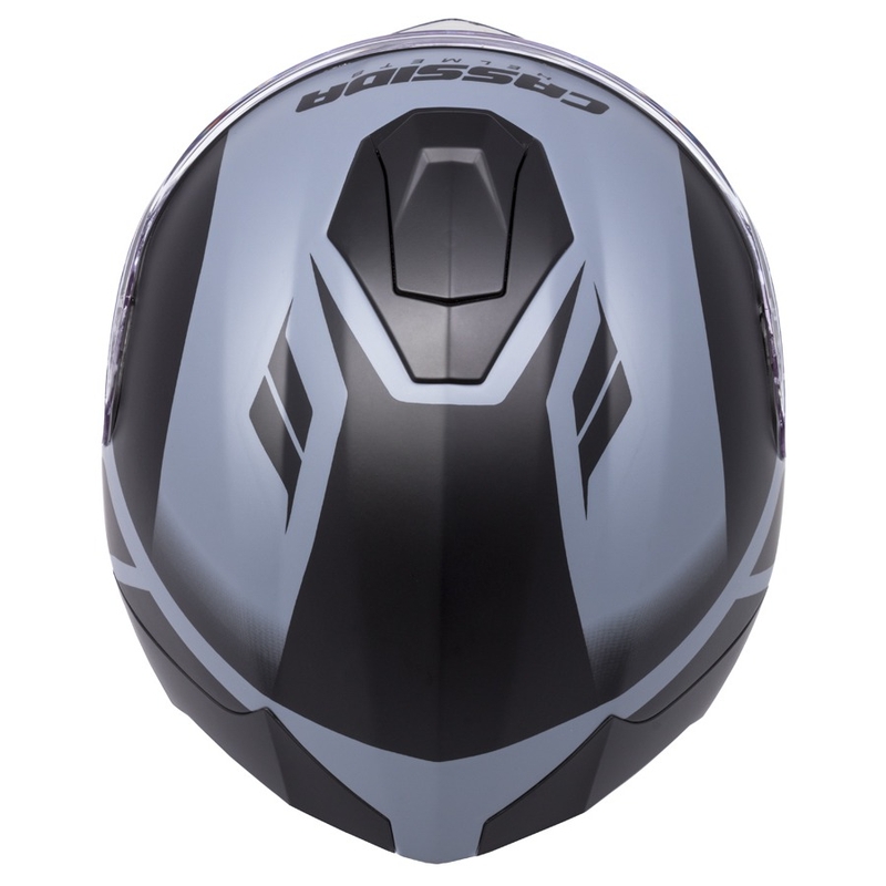 Casco integral Cassida Integral GT 2.0 Ikon negro-gris liquidación
