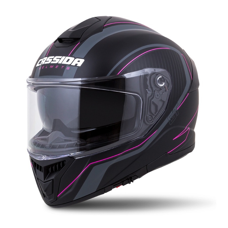 Integrální přilba Cassida Integral GT 2.0 Reptyl černo-šedo-růžová