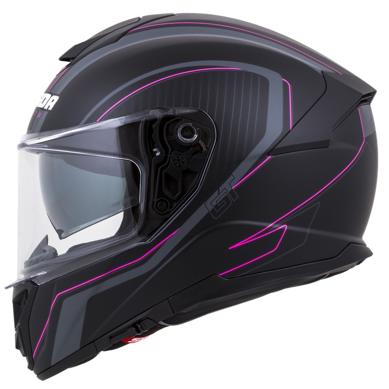 Integrální přilba Cassida Integral GT 2.0 Reptyl černo-šedo-růžová