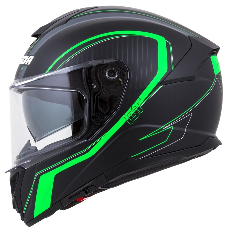 Casco integral Cassida Integral GT 2.0 Reptyl negro-gris-verde