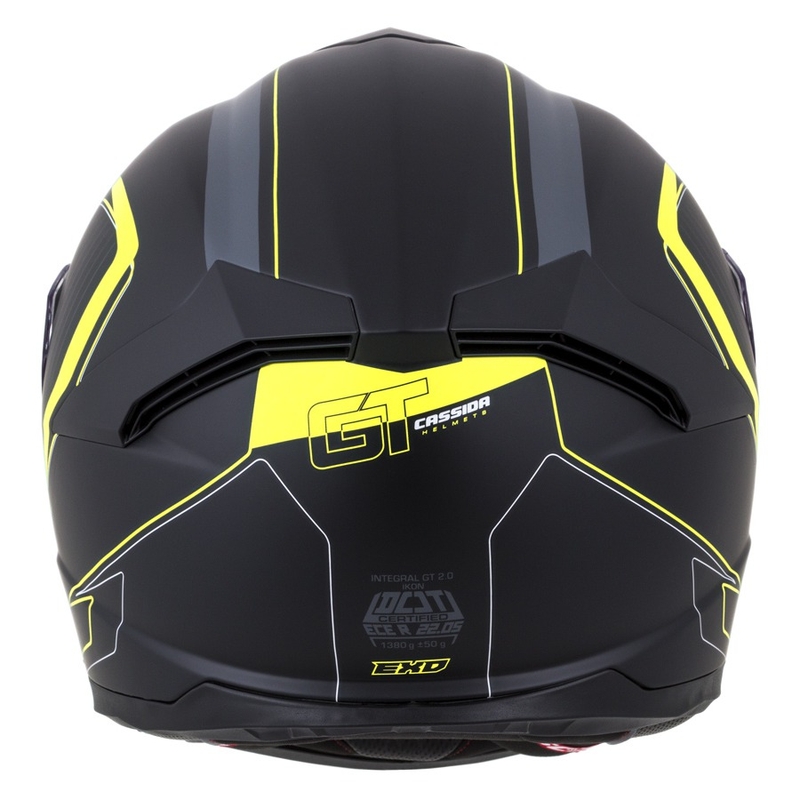 Integrální přilba Cassida Integral GT 2.0 Reptyl černo-šedo-fluo žlutá
