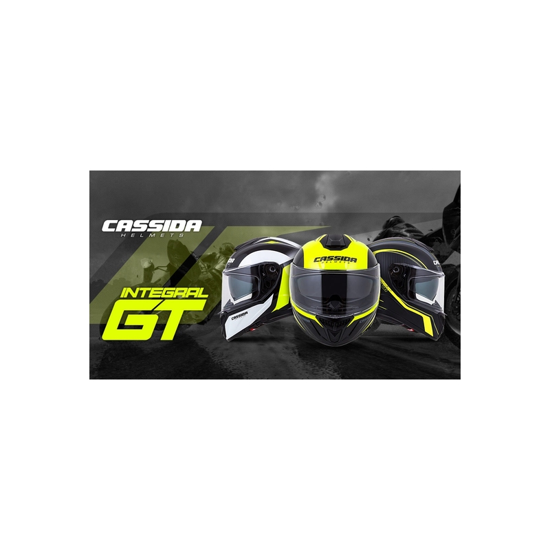 Integrální přilba Cassida Integral GT 2.0 Reptyl černo-šedo-fluo žlutá