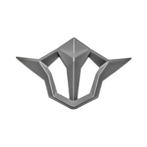 Cubierta de ventilación frontal para casco Cassida Cross Pro II gris mate