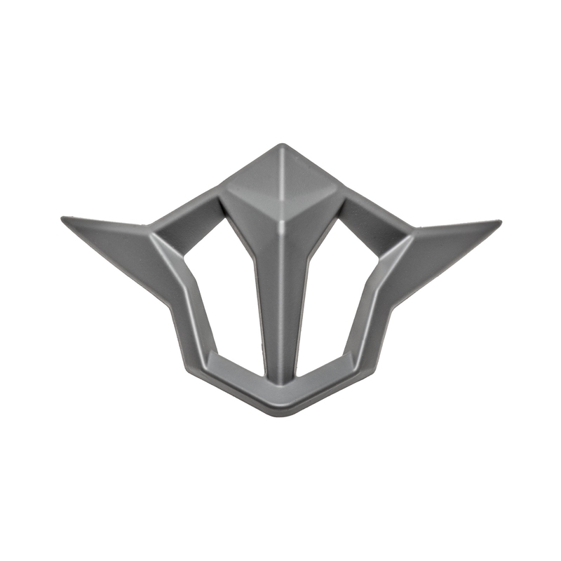 Cubierta de ventilación frontal para casco Cassida Cross Pro II gris mate
