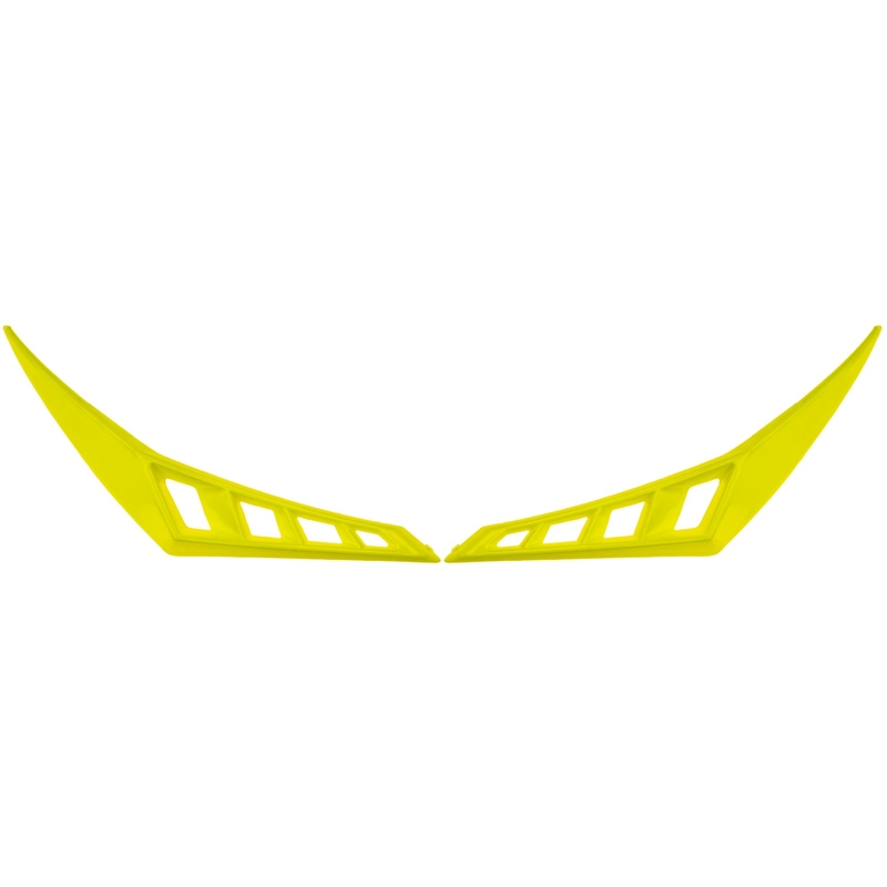 Tapas de ventilación superior trasera para cascos Cassida Cross Pro II amarillo fluo