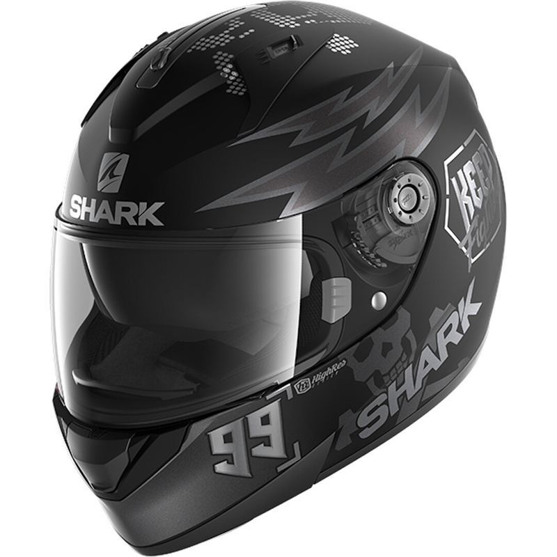 Casco integral SHARK RIDILL 1.2 Catalan Bad Boy negro-gris