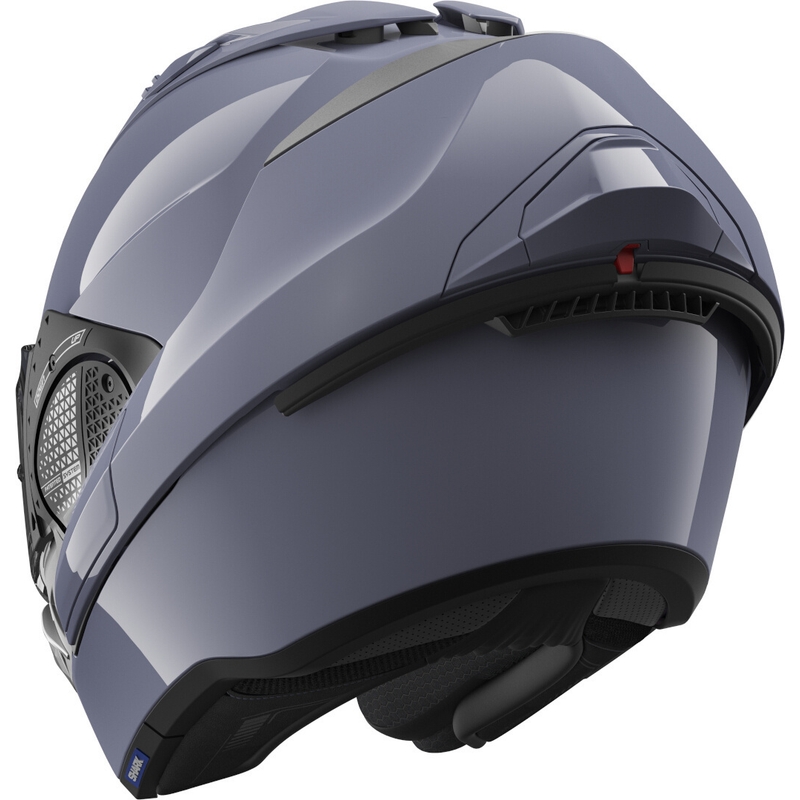 Překlápěcí přilba SHARK EVO-GT Blank šedá lesklá