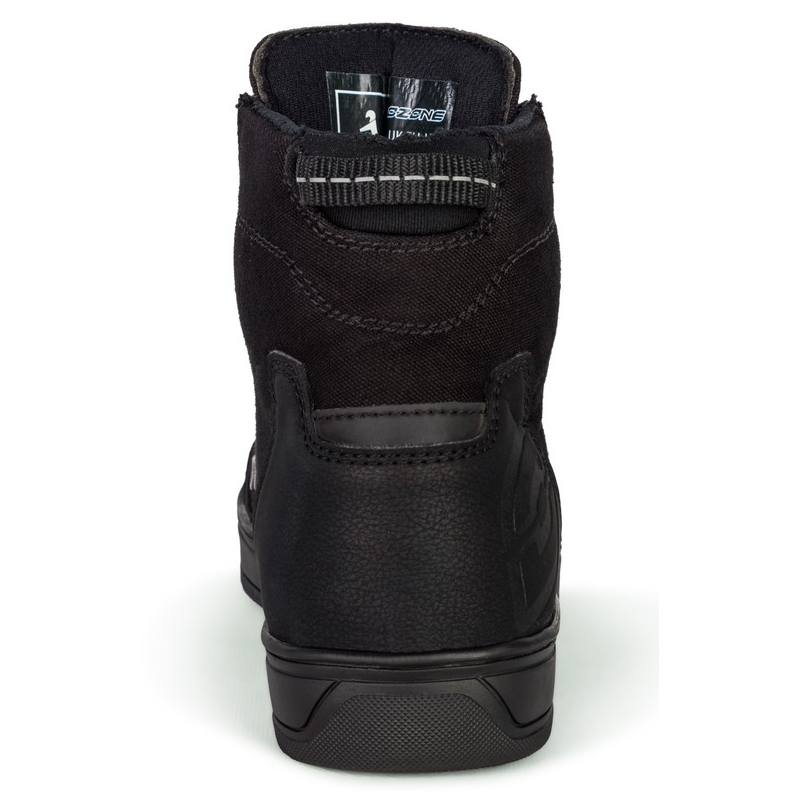 Botas de moto Ozone Town negras y rosas liquidación