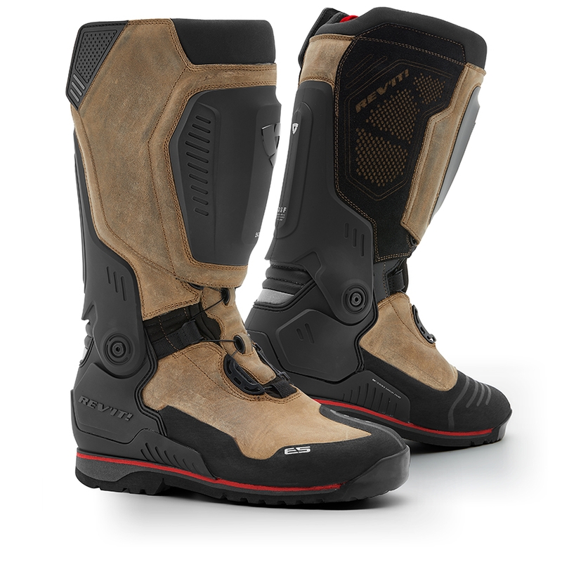 Botas de moto Revit Expedition H2O negro-marrón liquidación