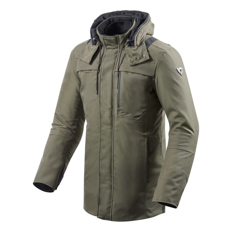 Chaqueta de moto Revit West End verde oscuro liquidación
