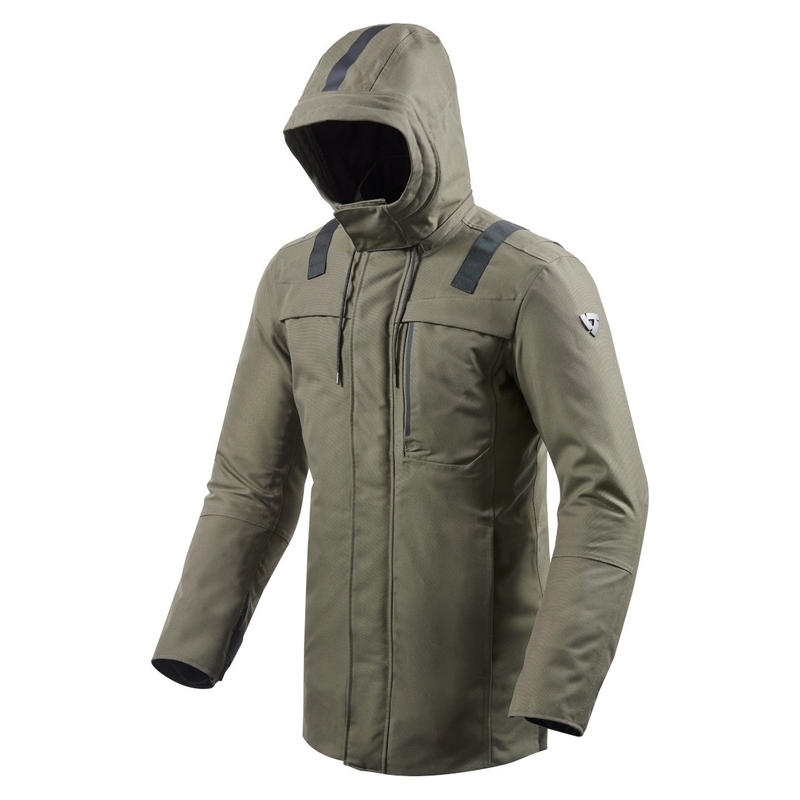 Chaqueta de moto Revit West End verde oscuro liquidación