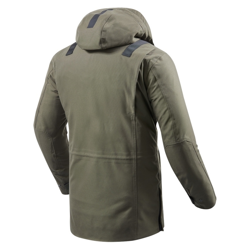 Chaqueta de moto Revit West End verde oscuro liquidación