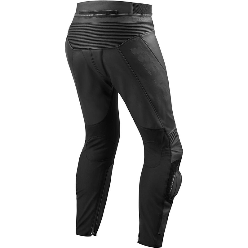 Revit Vertex GT Pantalones de moto de cuero negro liquidación