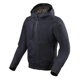 Sudadera con capucha para moto Revit Stealth 2 azul oscuro liquidación