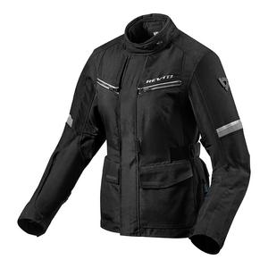 Chaqueta de moto Revit Outback 3 Negro-Plata para mujer liquidación