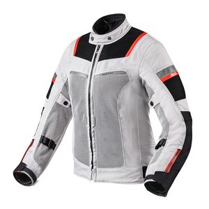 Chaqueta de moto para mujer Revit Tornado 3 Plata y Negro liquidación