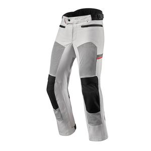 Pantalón de moto Revit Tornado 3 corto plateado liquidación