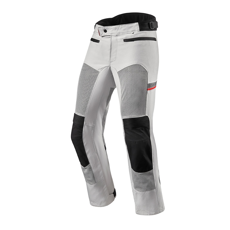 Pantalón de moto Revit Tornado 3 corto plateado liquidación