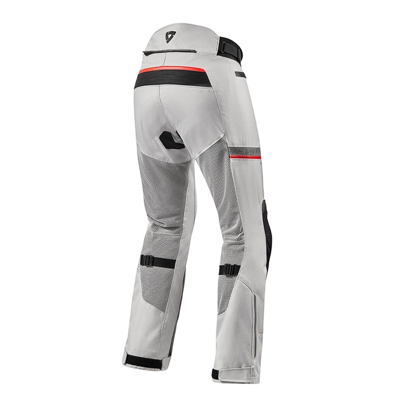 Pantalón de moto Revit Tornado 3 corto plateado liquidación