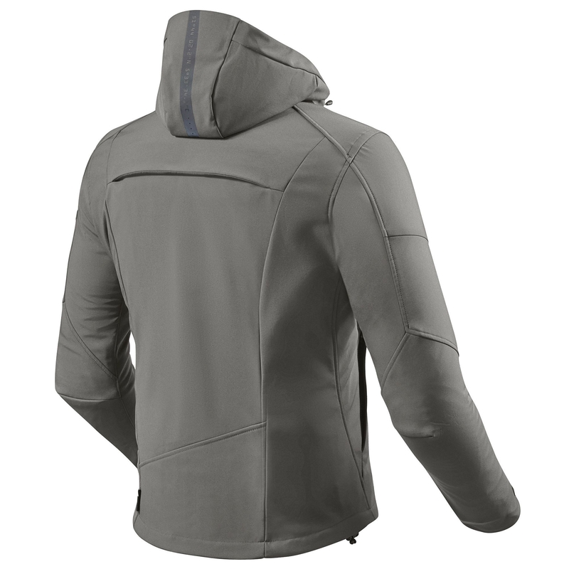 Chaqueta de moto Revit Afterburn H2O gris oscuro