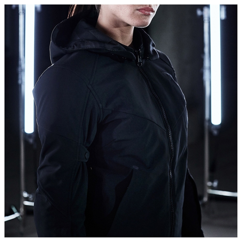 Chaqueta de moto para mujer Revit Afterburn H2O Negra