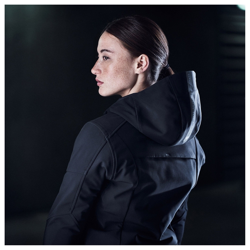 Chaqueta de moto para mujer Revit Afterburn H2O Negra