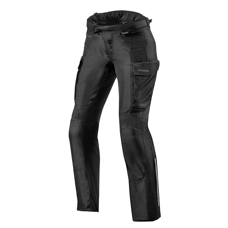 Pantalones de moto Revit Outback 3 para mujer, negros, recortados liquidación