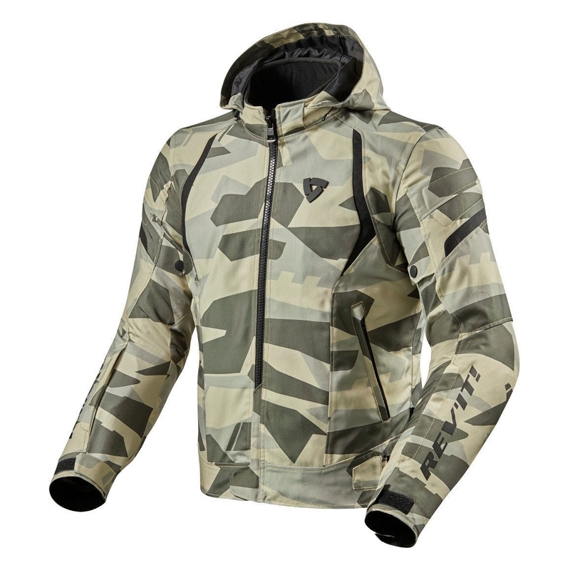 Chaqueta de moto Revit Flare 2 verde claro liquidación