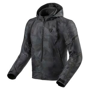 Chaqueta de moto Revit Flare 2 negra/gris