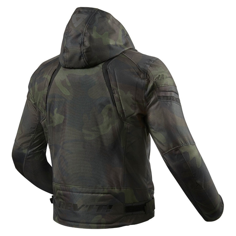 Chaqueta de moto Revit Flare 2 verde oscuro liquidación