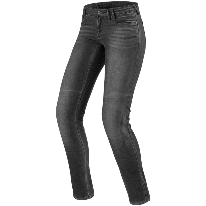 Vaqueros de moto Revit Westwood SF Gris para mujer liquidación