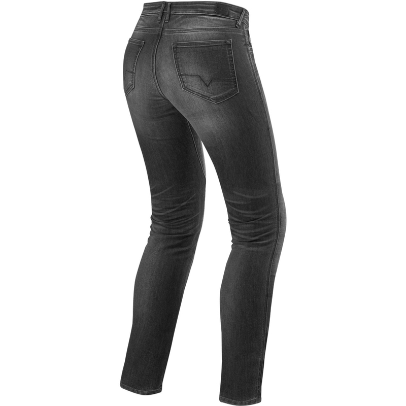 Vaqueros de moto Revit Westwood SF Gris para mujer liquidación