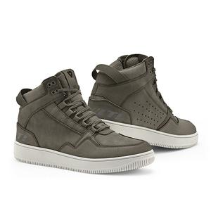 Revit Jefferson botas de moto verde oliva y blanco