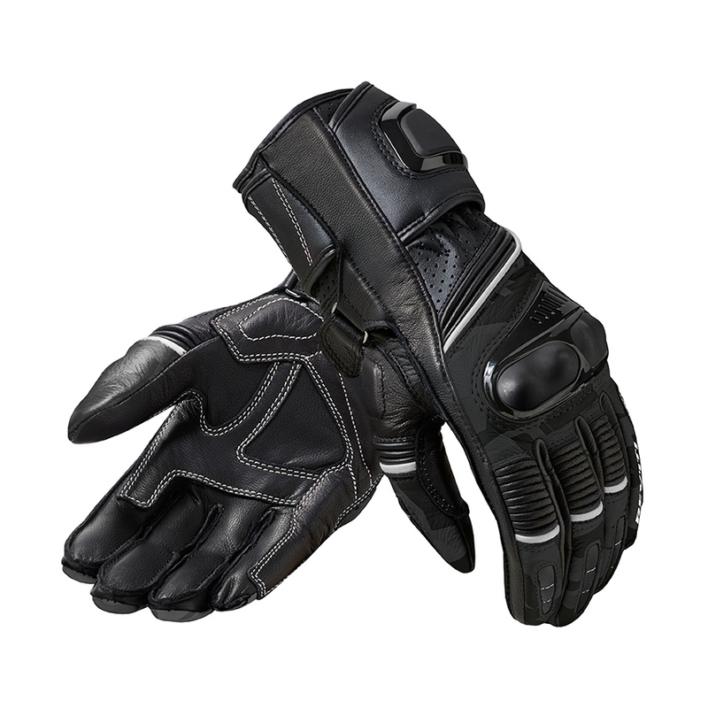 Guantes de moto Revit Xena 3 negros y grises para mujer liquidación
