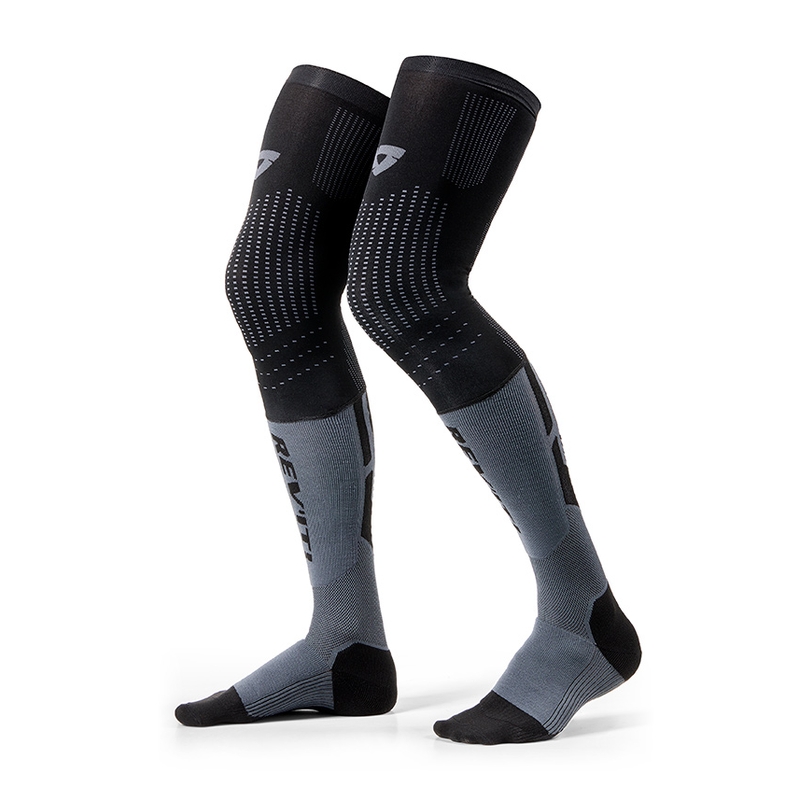 Calcetines de moto Revit Rift negro-gris liquidación