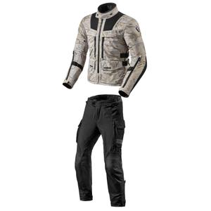 Traje de motorista Revit Offtrack para hombre arena-negro liquidación