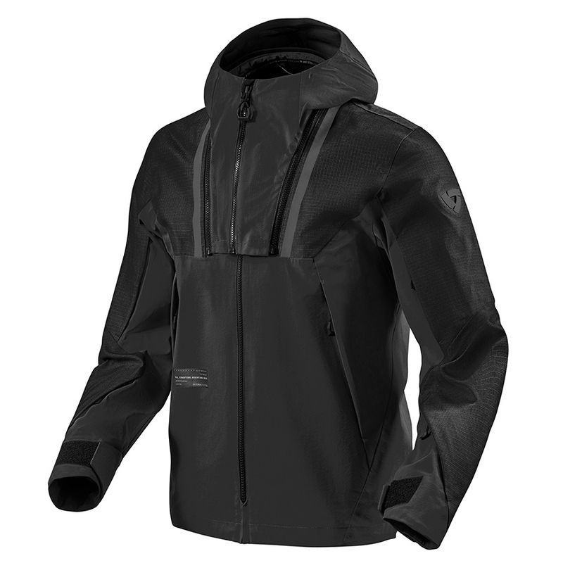 Chaqueta de moto Revit Component H2O negra liquidación