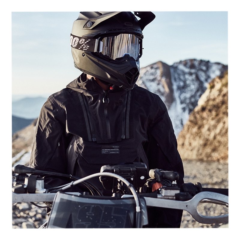 Chaqueta de moto Revit Component H2O negra liquidación