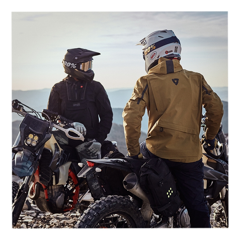 Chaqueta de moto Revit Component H2O negra liquidación
