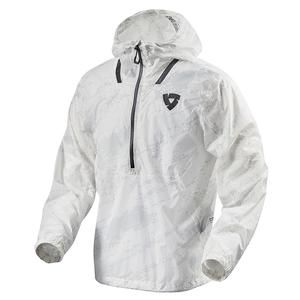 Chaqueta de lluvia para moto Revit Rain Smock Barrier Blanco