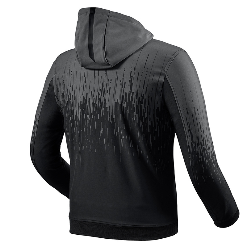 Chaqueta de moto Revit Quantum 2 WB en blanco y negro liquidación